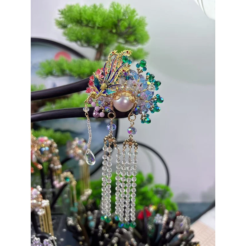 炑歌K27刀马旦时尚百搭发簪简约古典民族风手工发簪