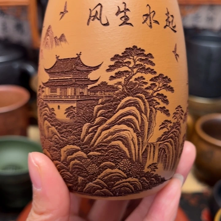紫砂茶杯宜兴紫砂茶具正品