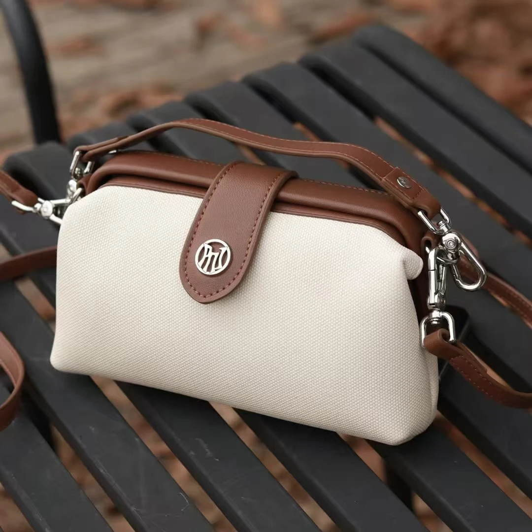 线下订单 编织真皮 手提包斜跨包手提包小众贝壳包