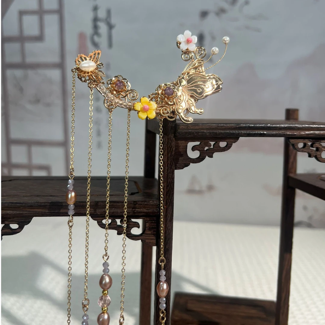 古悦倾城【纯月发夹】古风汉服发饰
