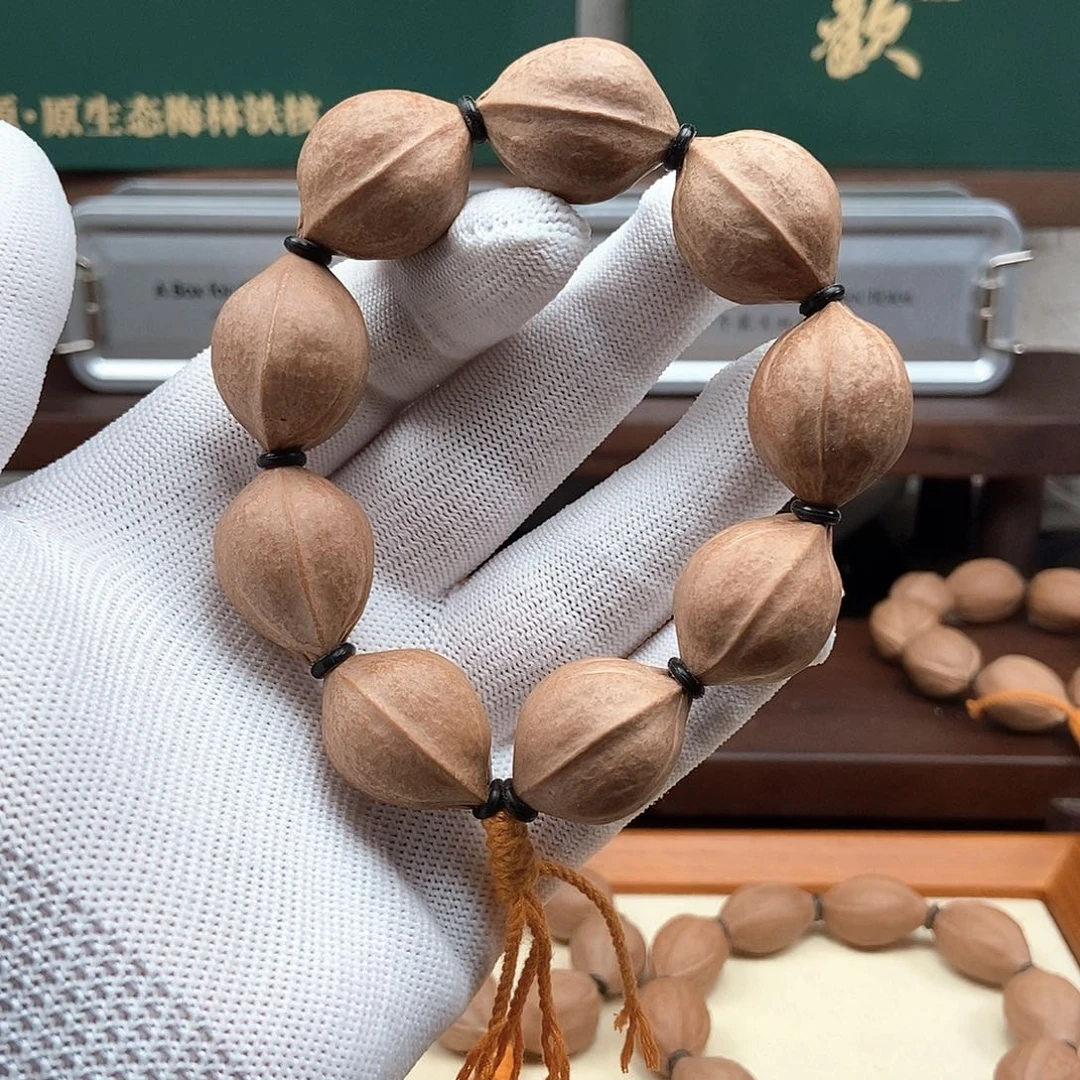橄榄核手串2026三花短圆
