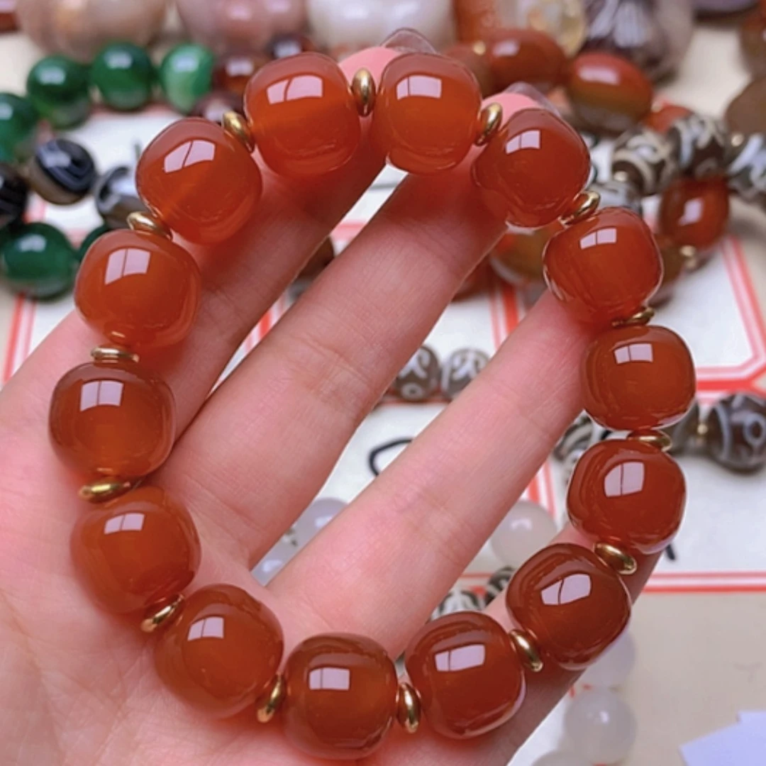 【闪购商品】未镶嵌玛瑙/玉髓珠宝半成品浅**殇