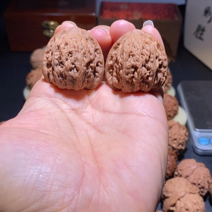 文玩核桃吊坠密纹35