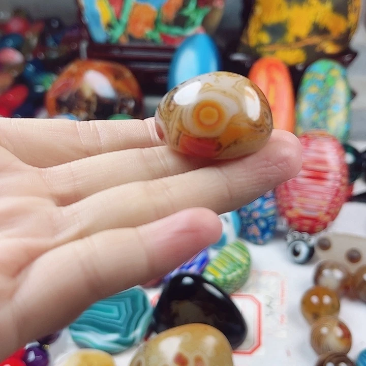 玛瑙/玉髓未镶嵌耳环