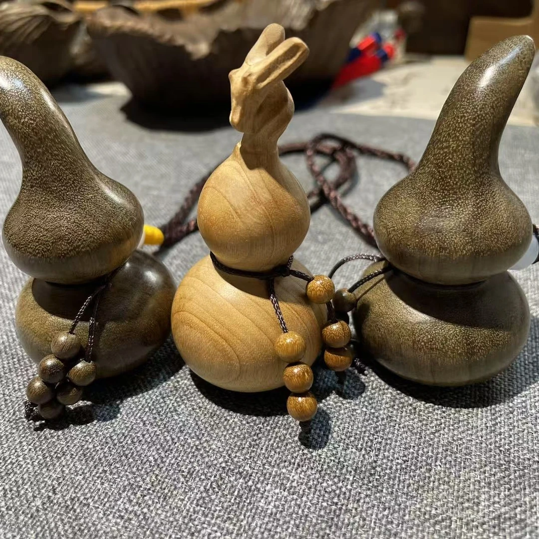 金丝楠木小叶桢楠/阴沉料葫芦苹果柿子豆角手把件挂件摆件