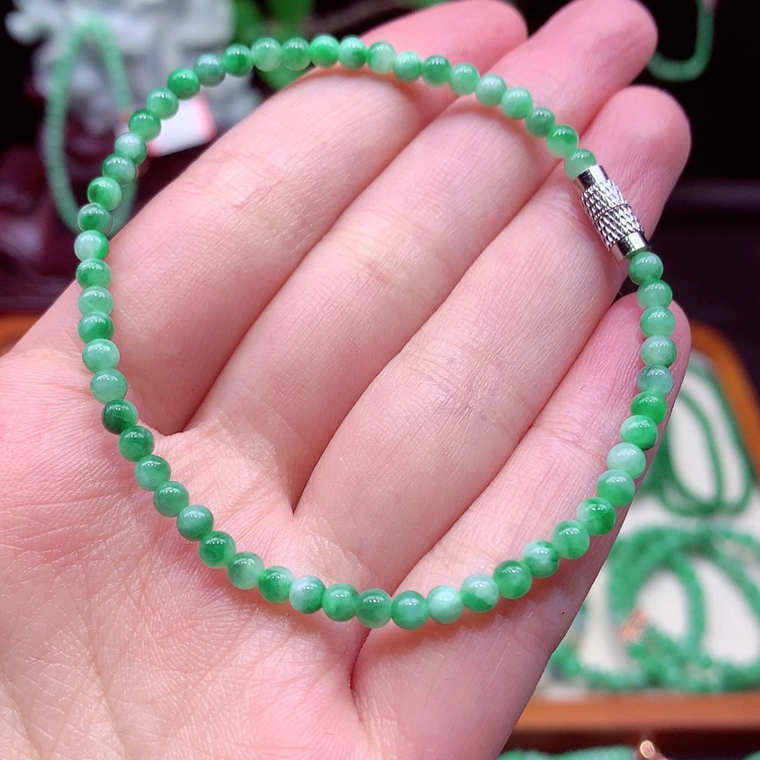 未镶嵌手链翡翠翡翠