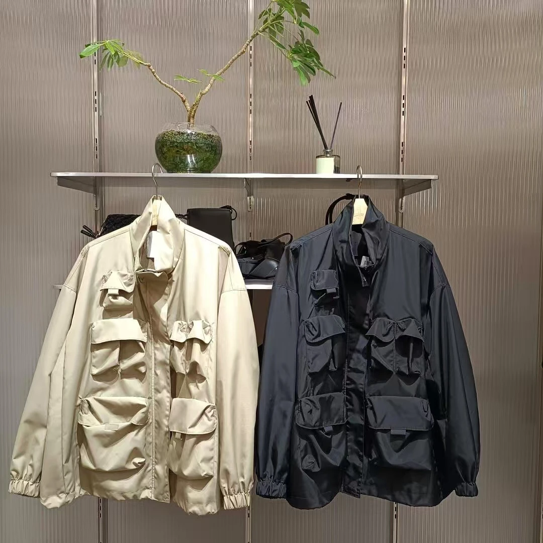 原单商场同款24秋新品夹克立领工装外套女5O8610190