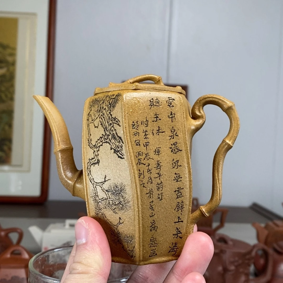 茶壶紫砂原矿泥料传统工艺制作