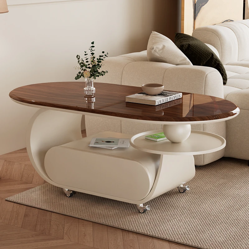 茶几最新款2025高档大气可移动简易茶几泡茶一客厅家用小户型茶几