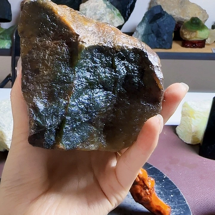 七***军蛇纹石玉未镶嵌岫玉原石