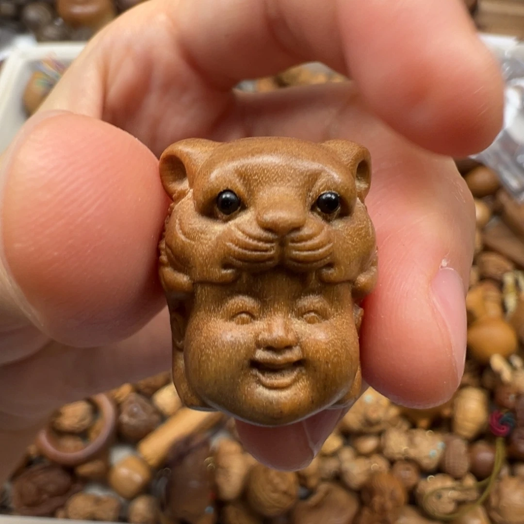 檀香木虎宝宝老山檀