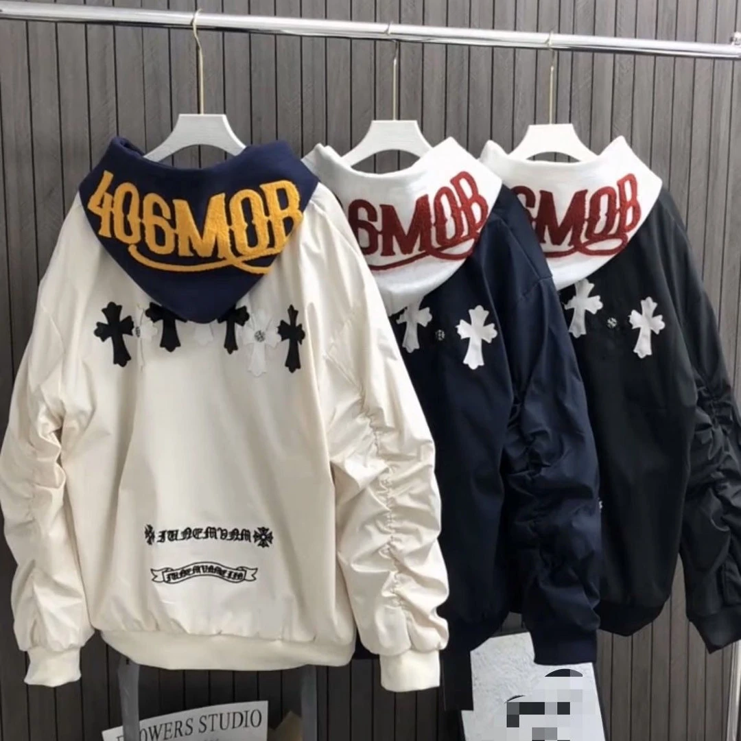 新款休闲棒球服外套男女春秋冬超火减龄学院风宽松加绒加厚夹克潮