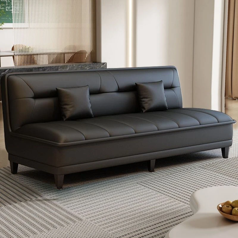 多功能沙发床猫抓皮客厅小户型一体两用折叠床卧室出租房现代简约