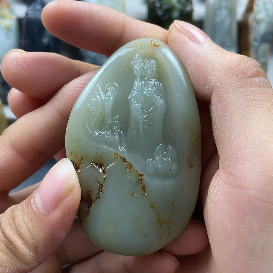 和田玉未镶嵌颈饰迪**乐