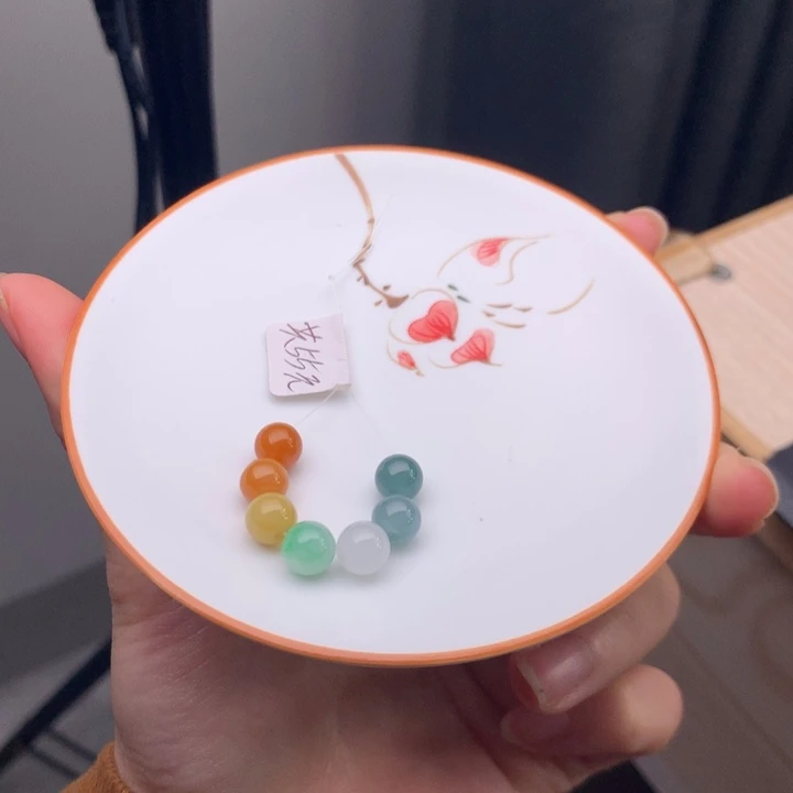 翡翠未镶嵌手链翡翠y2308 卡7