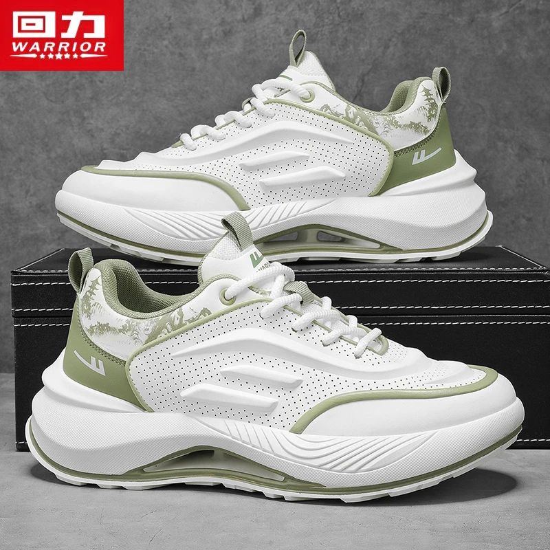 回力男鞋夏季爆款透气休闲运动鞋青少年减震软底跑步小白老爹潮鞋