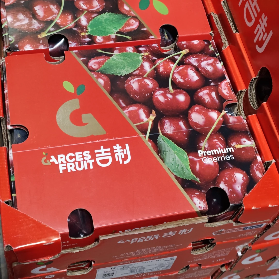 吉制 车厘子 海运 拉宾斯 JJJJ  5斤 1件装 内附果径卡