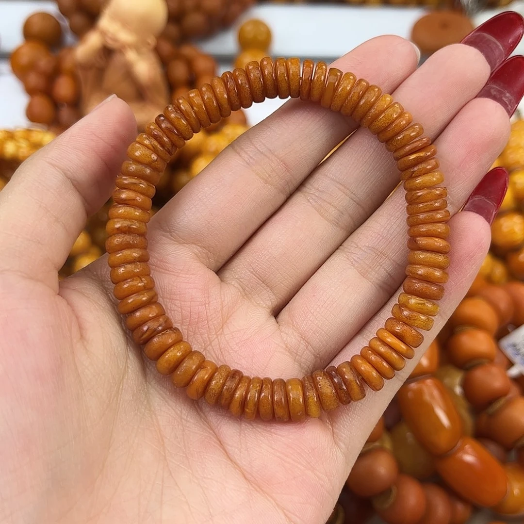 琥珀颈饰未镶嵌蜜蜡