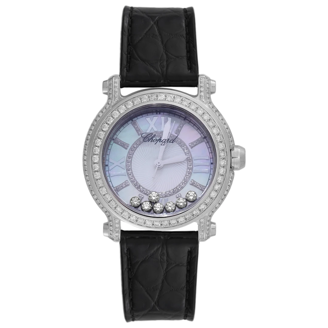 99新 Chopard/萧邦 HAPPY DIAMONDS系列278475后钻腕表/WHT026360