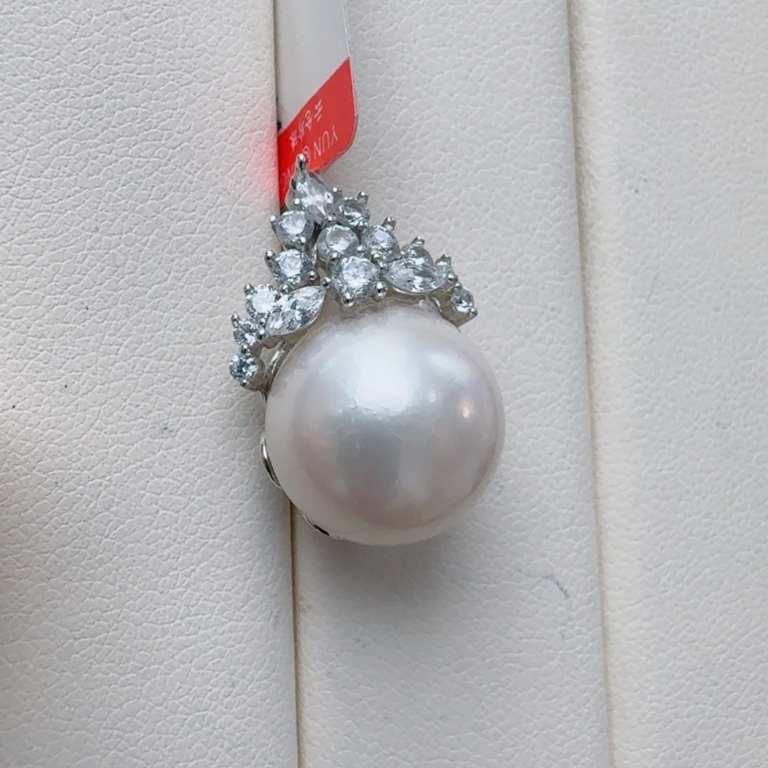 颈饰淡水珍珠银S925镶嵌@@bd138