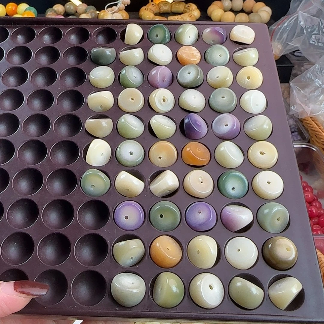 手串菩提根/象牙果微瑕卡15大蒜瓣56颗