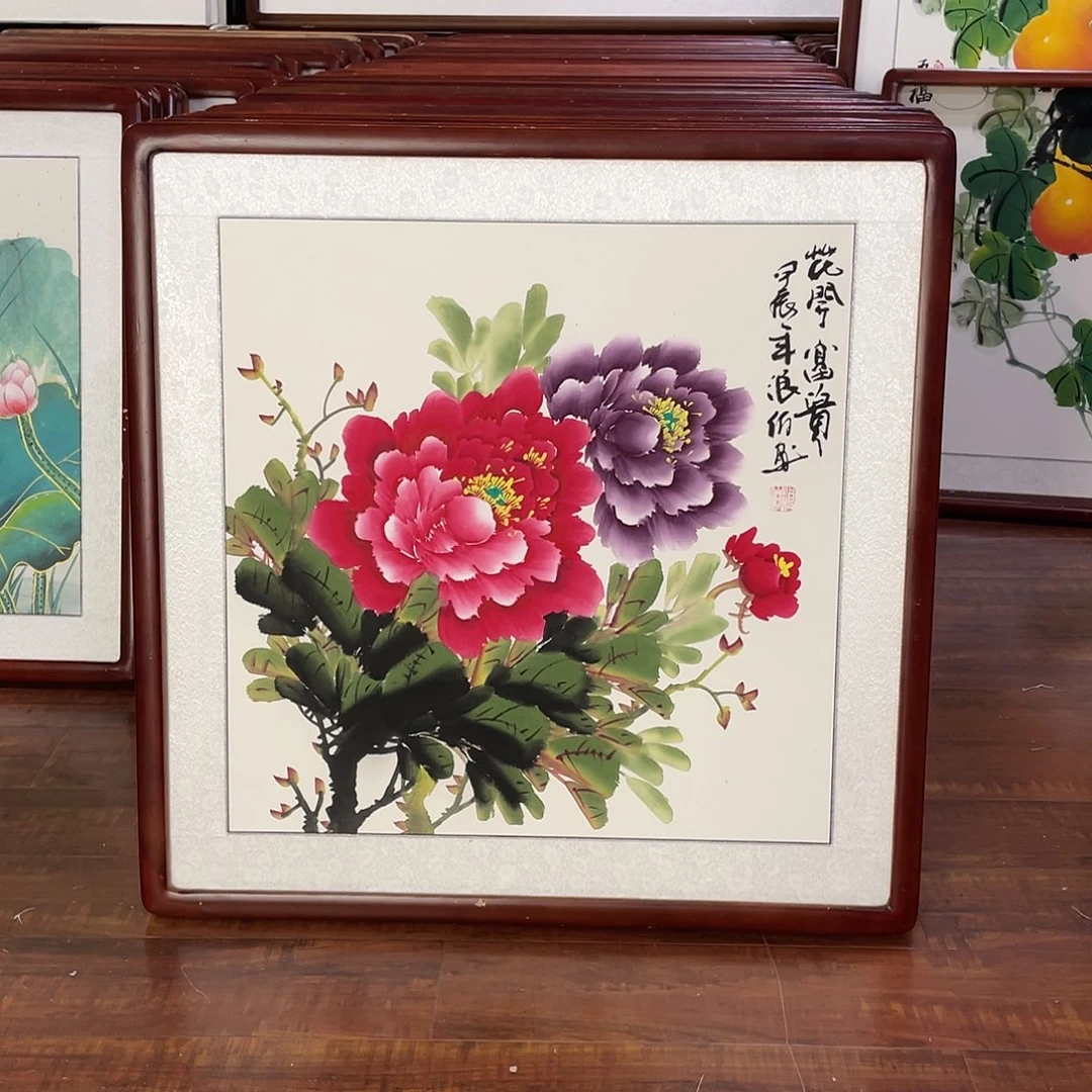 国画带框尺寸63*63厘米