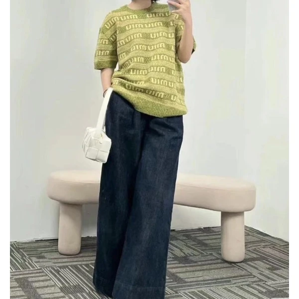 妃鱼/谬谬/丝缎、羊毛、亮片/上衣/95新/凡0608