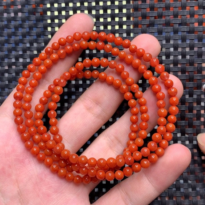 未镶嵌手链南红玛瑙4mm