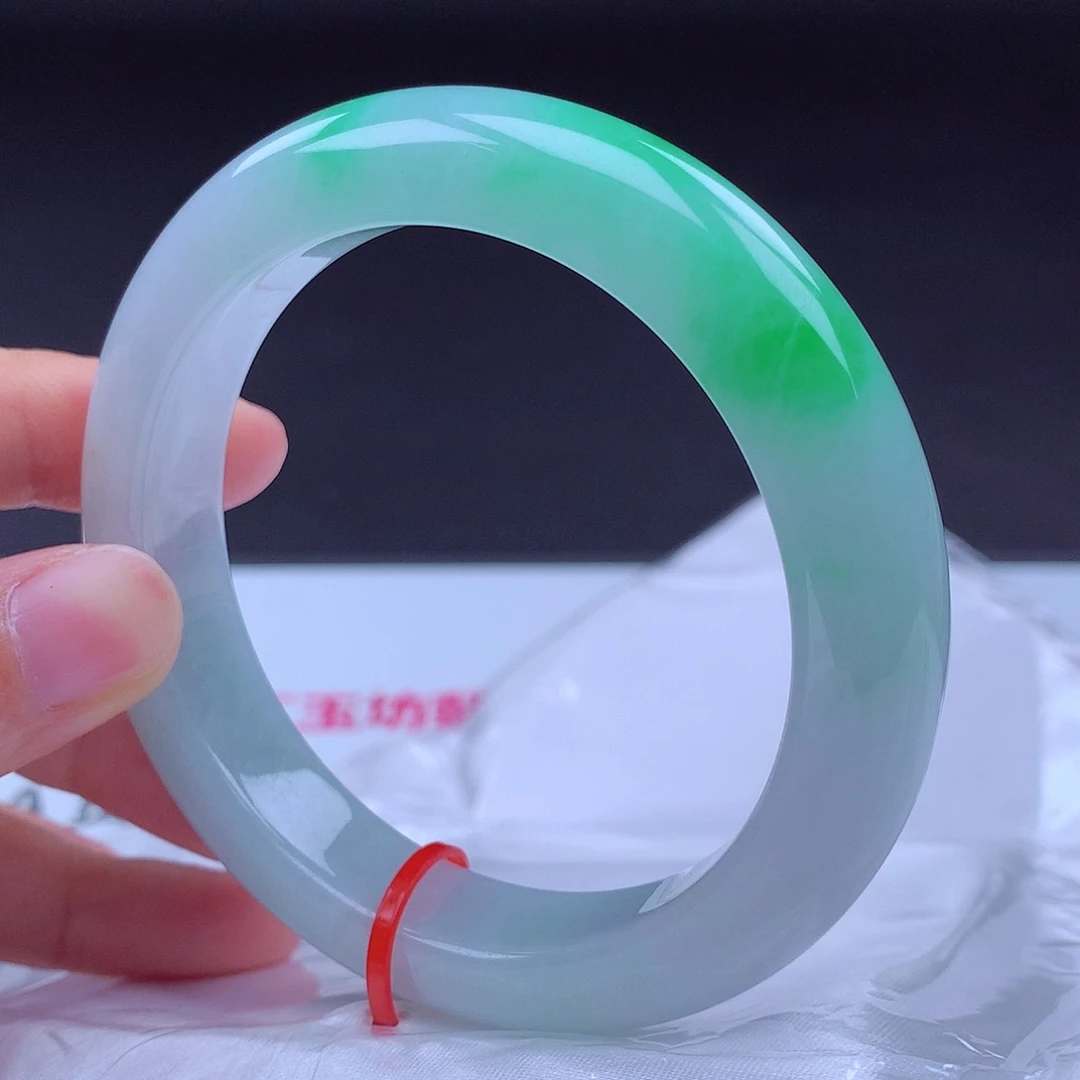 翡翠未镶嵌手镯手镯001909