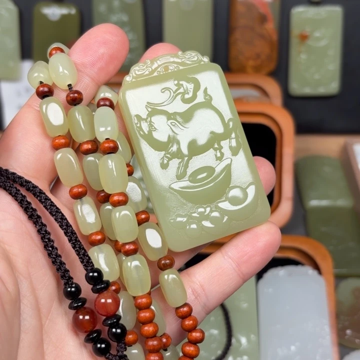 石材一物一拍生肖猪