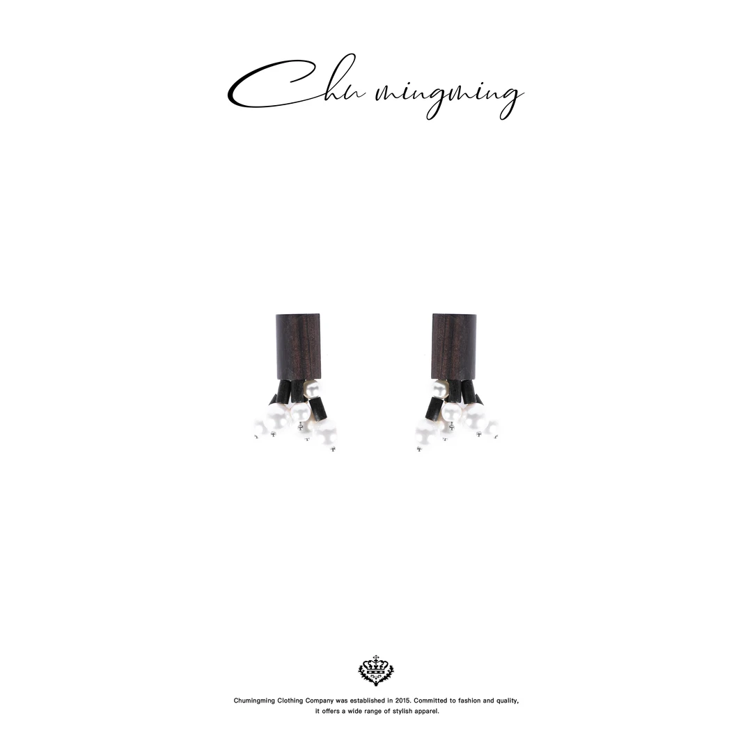 【CHU/2025SSNEW】 黑檀耳环SPZC2510