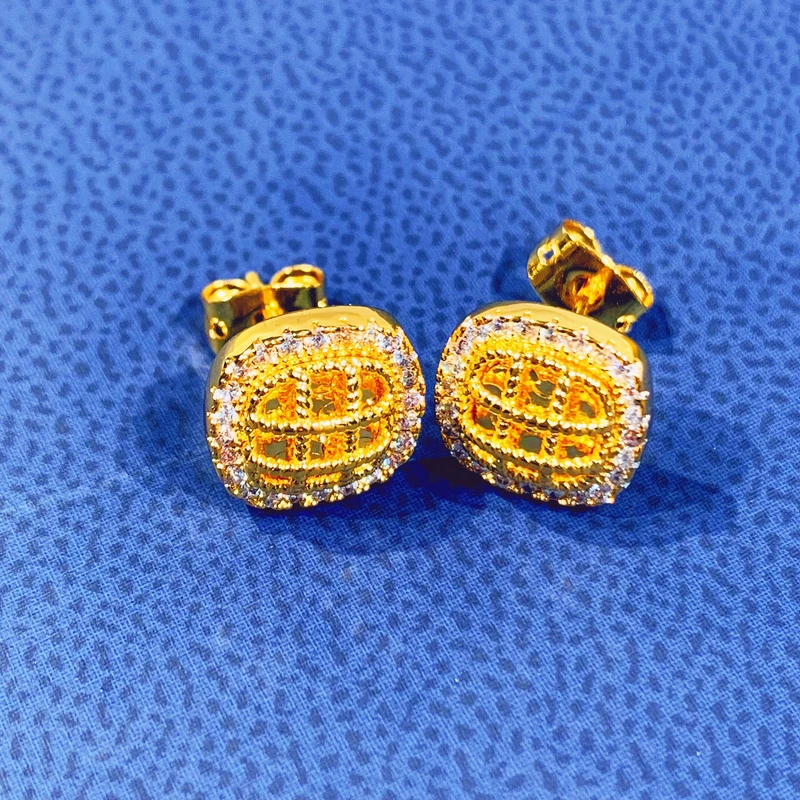 耳饰 C11E003耳饰爆闪方糖耳钉多样性发货