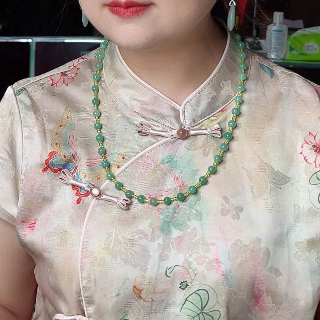 密玉（石英质玉）未镶嵌颈饰