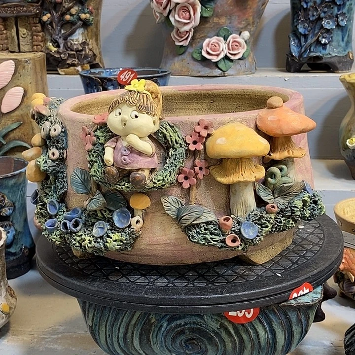 福利25 号陶然花器手工花盆