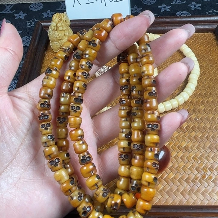 鹿骨手串/手链驼骨驼骨6，0.8