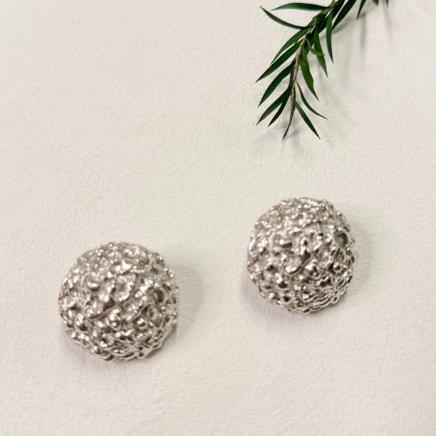 铜合金耳饰 【六六中古】孤品复古耳夹ty2486