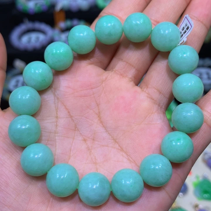 翡翠未镶嵌手链翡翠12+