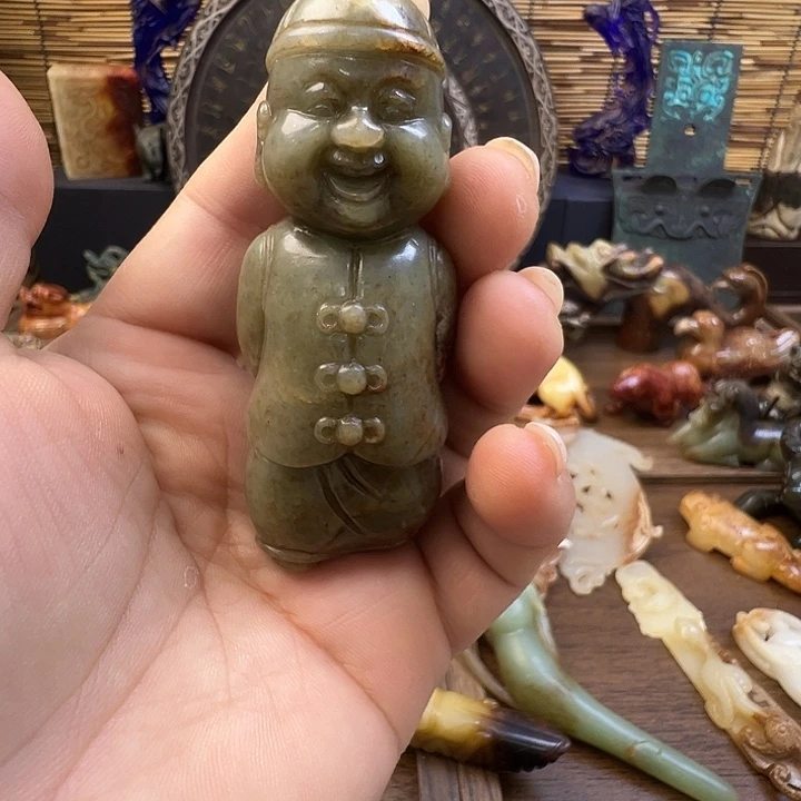 未镶嵌和田玉（糖玉）挂件
