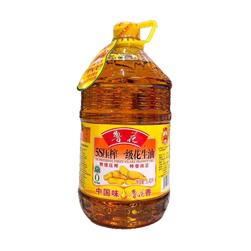 鲁花压榨一级花生油 5.43L