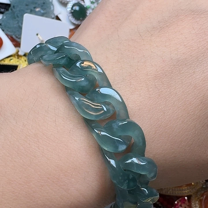 ꧁***꧂翡翠未镶嵌颈饰翡翠