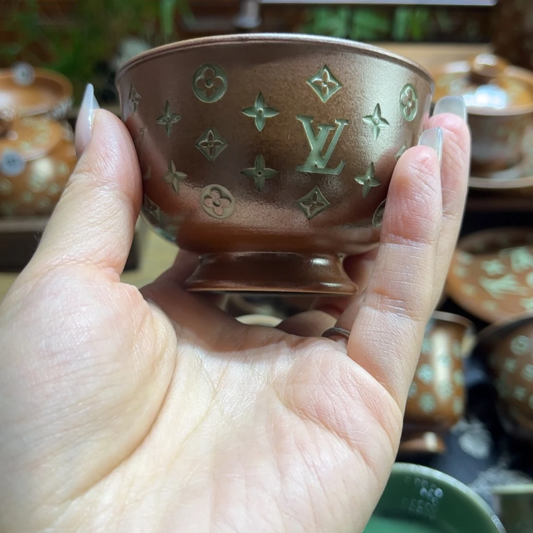 四****草木灰老花手工杯