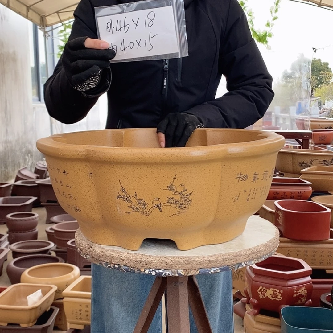 紫砂花盆紫砂花盆