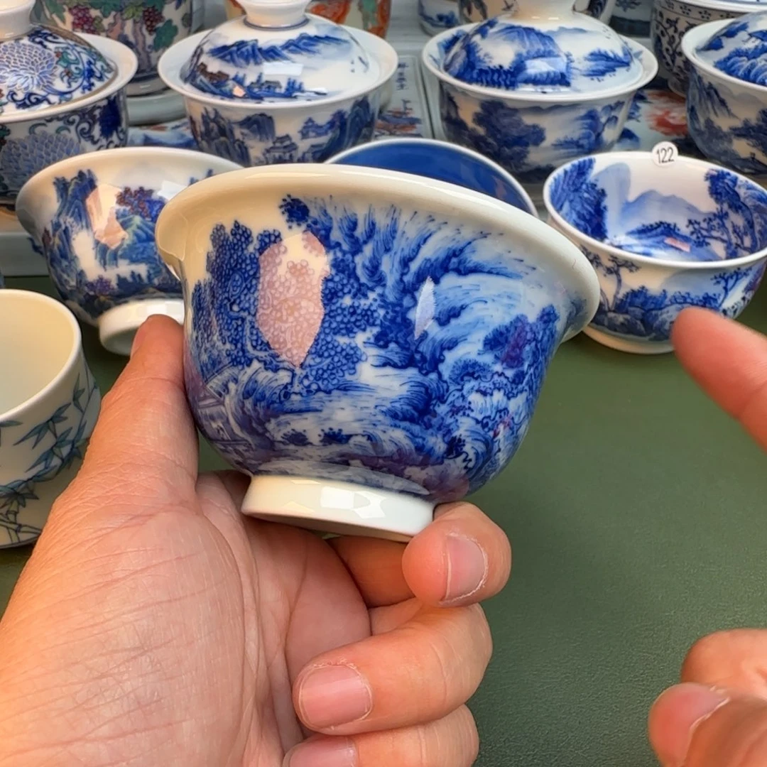 陶纯手工纯手绘茶具384