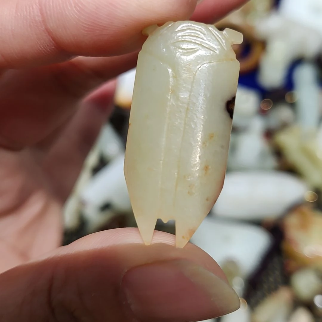 和田玉车挂未镶嵌