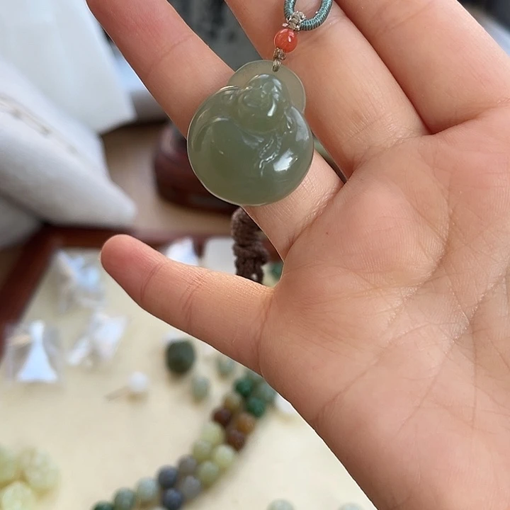 和田玉未镶嵌耳饰