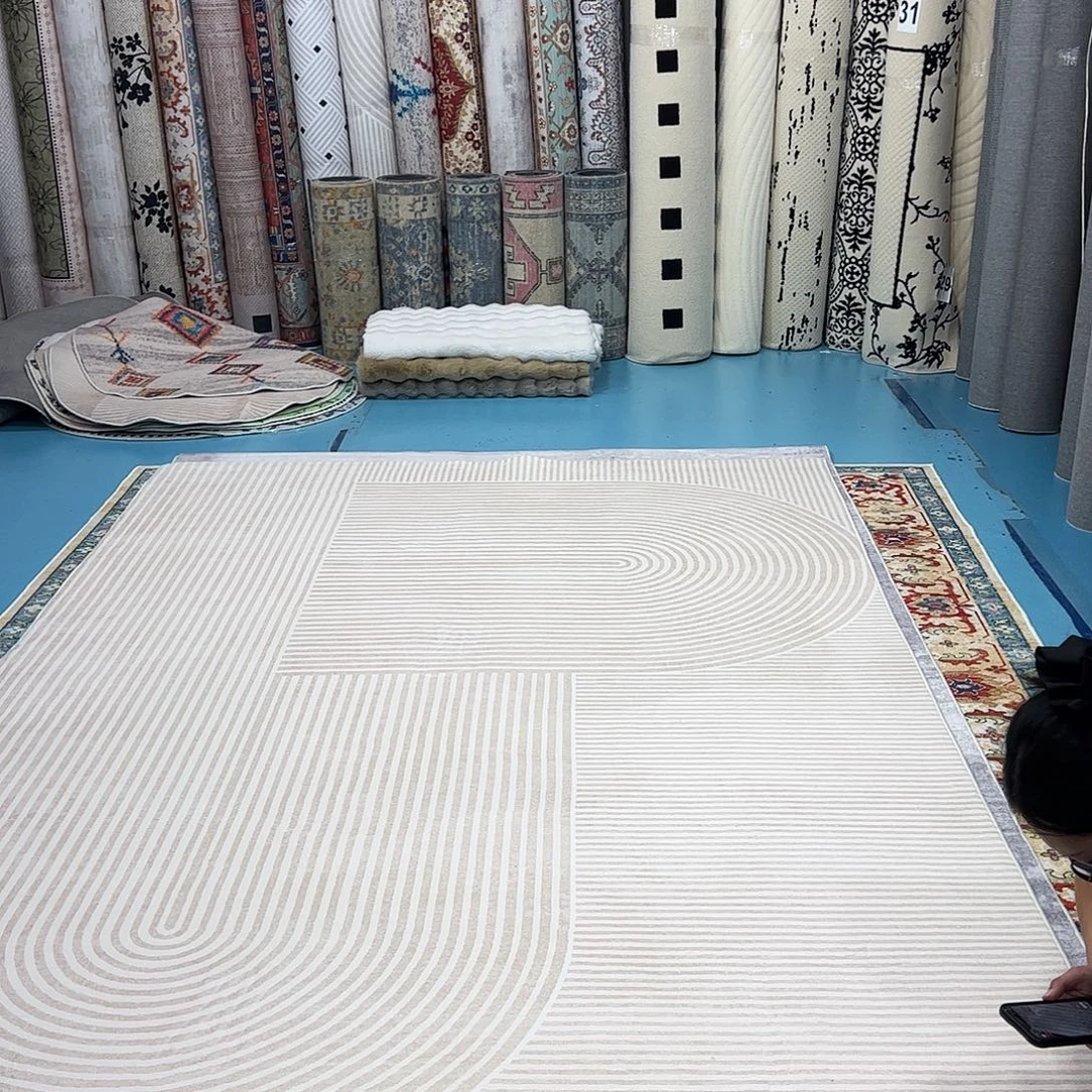 混纺200×300棉布底精编细砂仿羊绒微瑕特价尺寸1-3厘米误差