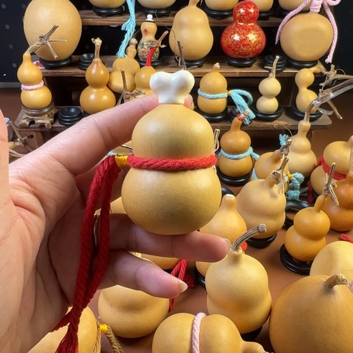天然葫芦手把件摆件