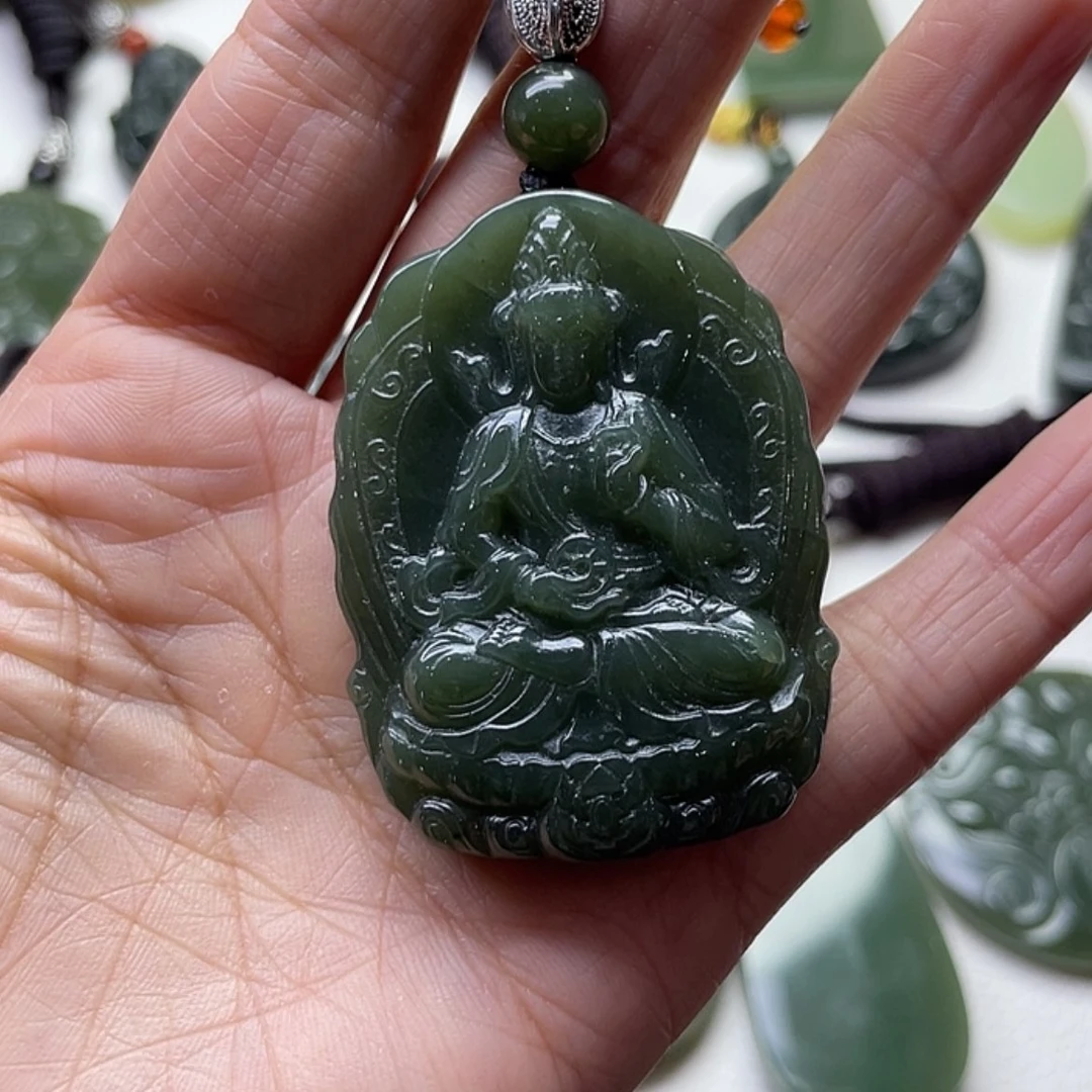 【闪购商品】和田玉挂件未镶嵌德****制