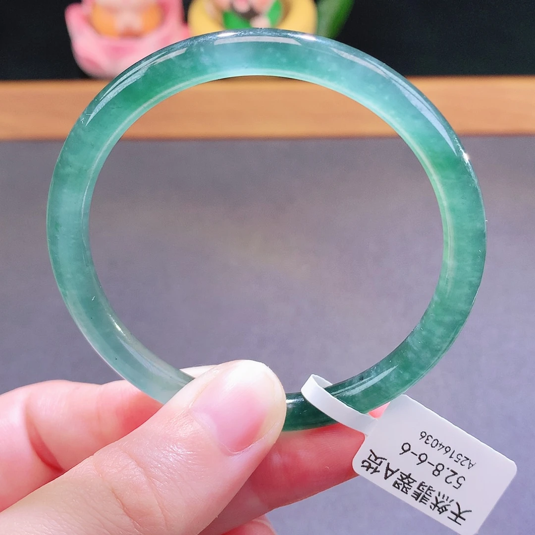 翡翠未镶嵌手镯天然翡翠