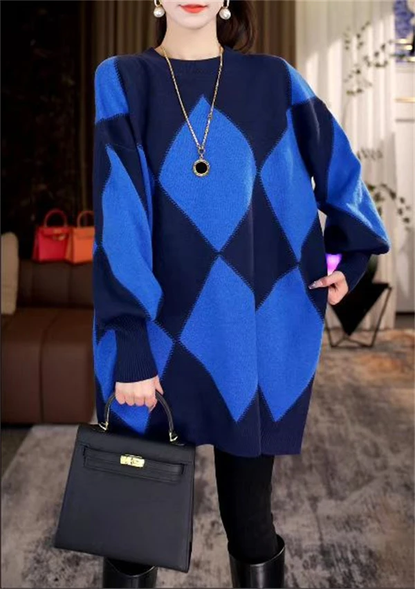 春夏新款重磅宽松保暖气质洋气长袖毛衣上衣-合集